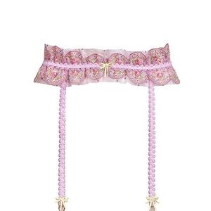 For Love & Lemons Floral Embroidered Garter Belt New with Tags XS